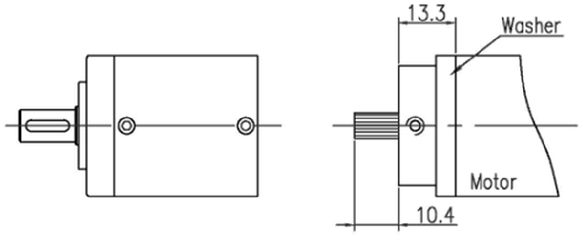 52PMCG300K Assembly drawing